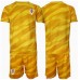 Maillot de foot Croatie Gardien Domicile vêtements enfant Europe 2024 Manches Courtes (+ pantalon court)